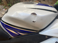 White Blue Yamaha YZF R15 V2