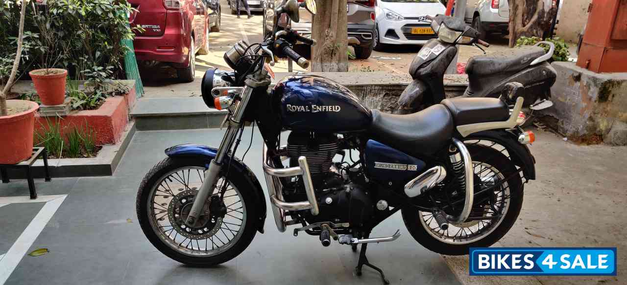 Marine Blue Royal Enfield Thunderbird 500