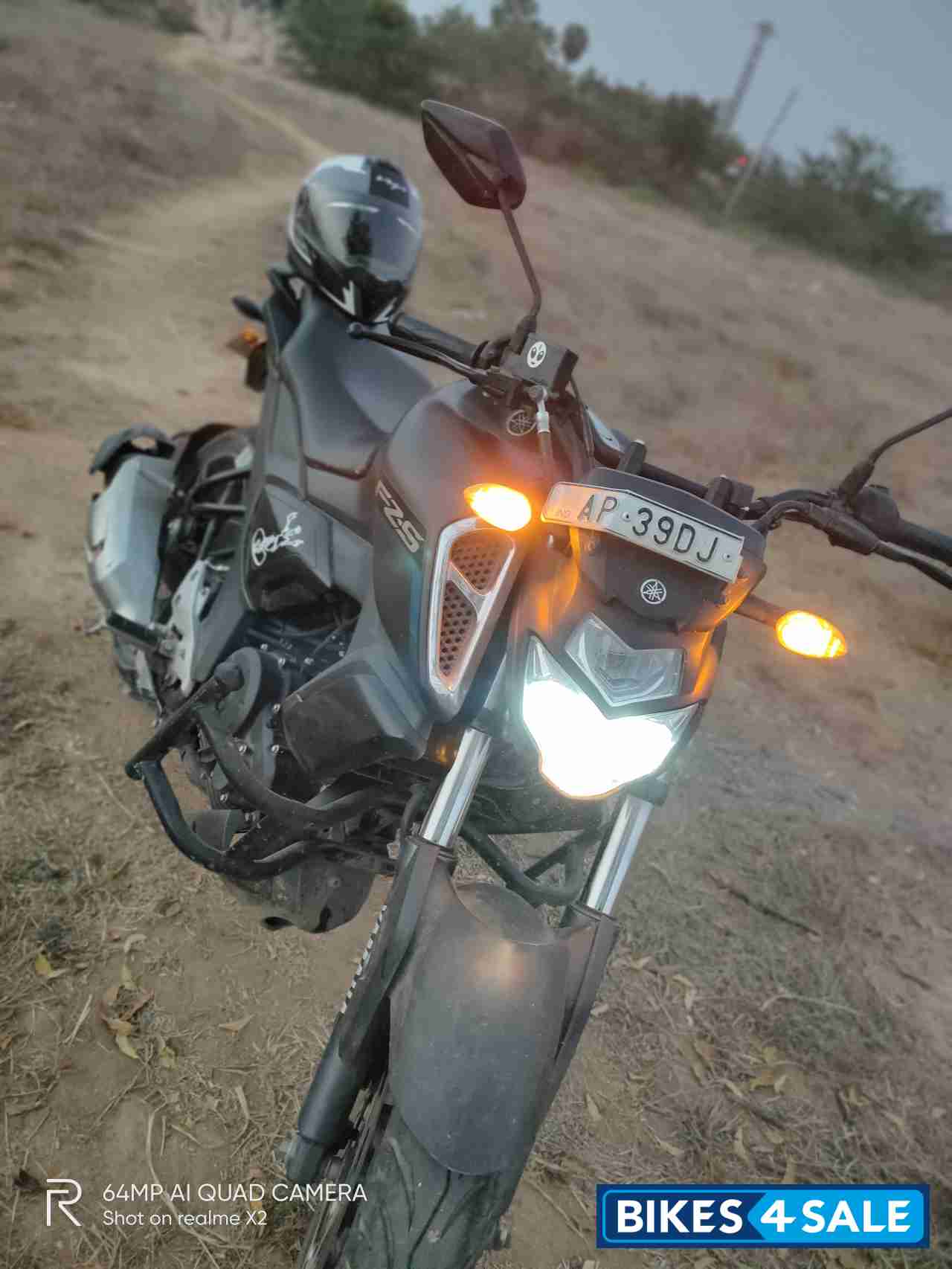 Matt Black Yamaha FZ-S FI V3