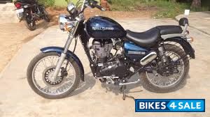 Marine Blue Royal Enfield Thunderbird 350