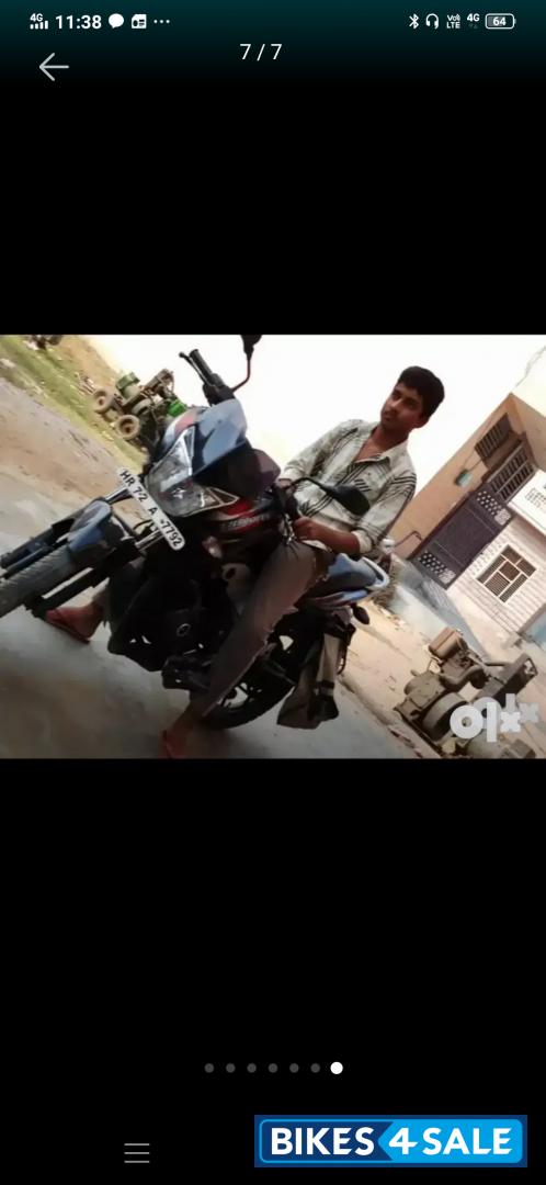 Red Black Bajaj Discover 125 ST