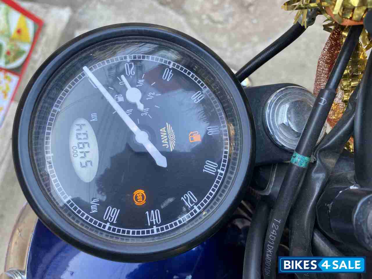 Nebula Blue Glossy Jawa forty two BS6