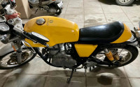 Yellow Royal Enfield Continental GT 535