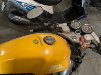 Yellow Royal Enfield Continental GT 535