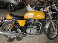 Yellow Royal Enfield Continental GT 535