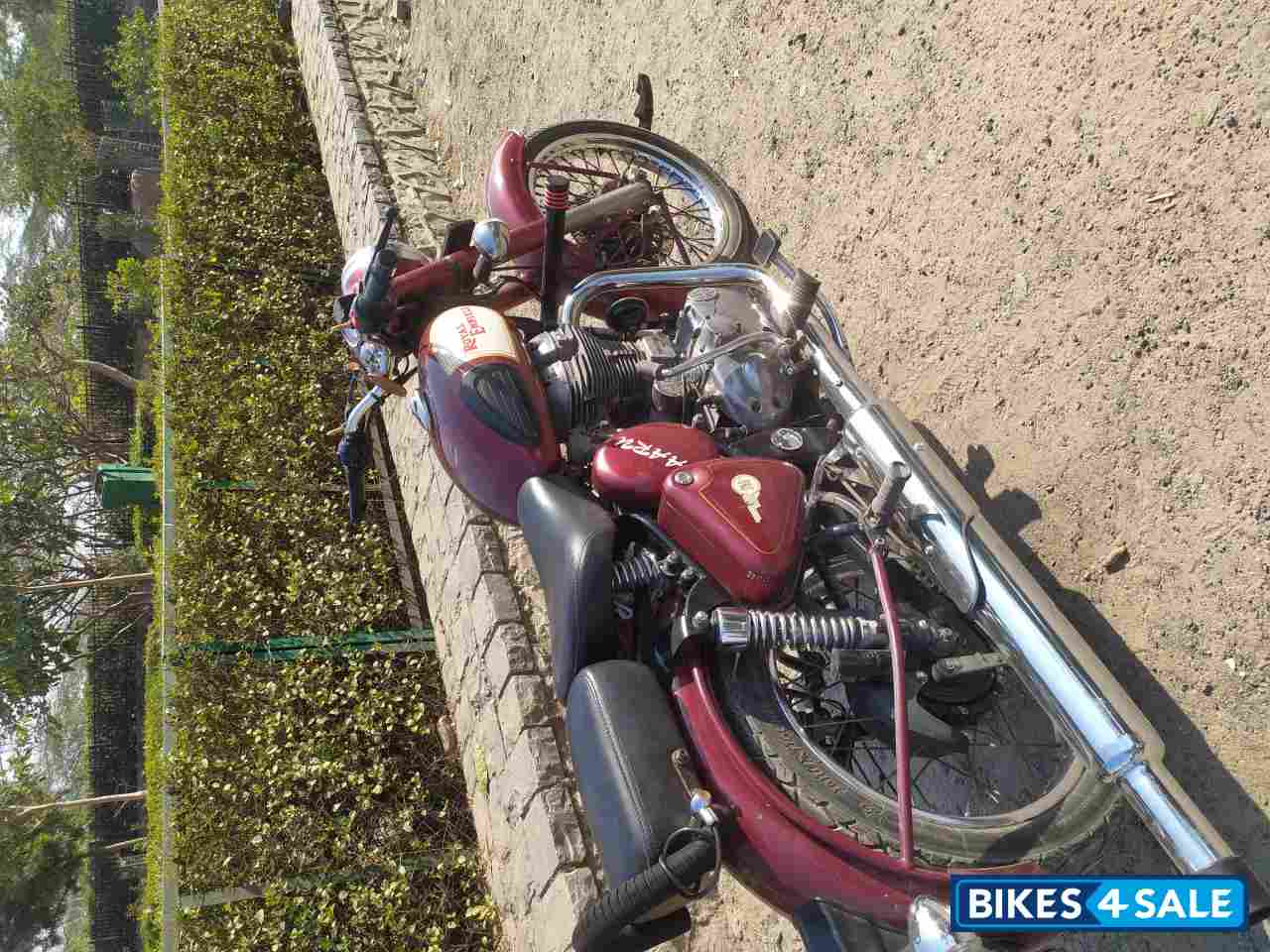 Maroon Royal Enfield Classic 350