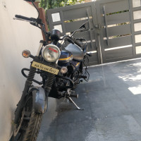 Black- Blue Bajaj Avenger Street 150