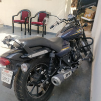 Black- Blue Bajaj Avenger Street 150