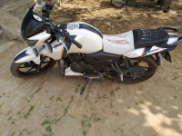 White . TVS Apache RTR 160