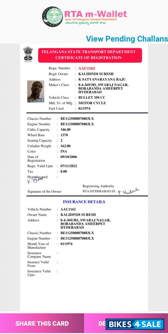 Royal Enfield Bullet 350