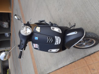 Matt Black Vespa VXL 150
