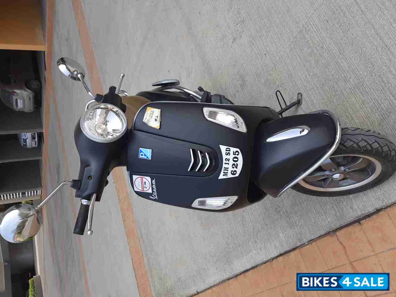 Matt Black Vespa VXL 150