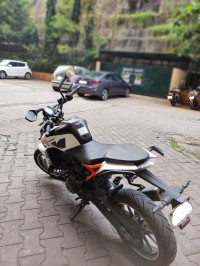White KTM Duke 250