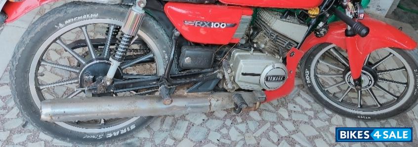 Red Yamaha RX 100