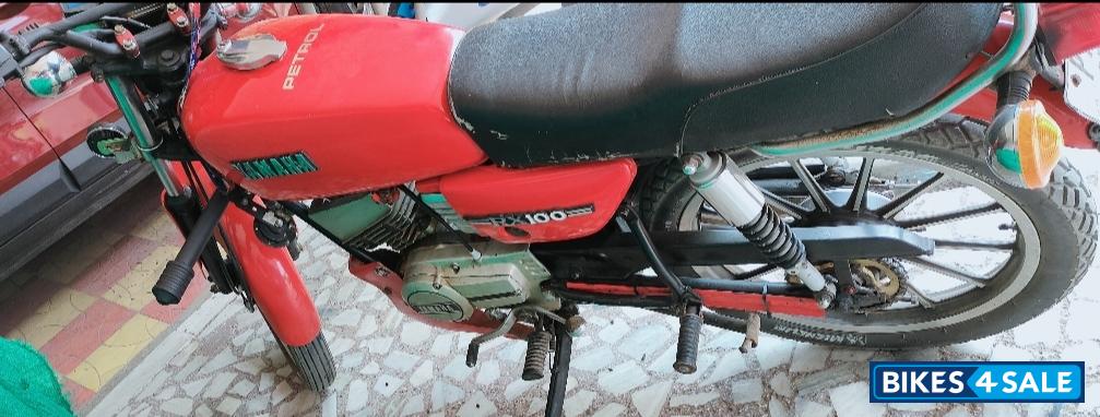Red Yamaha RX 100