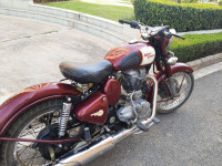 Maroon Royal Enfield Classic 350