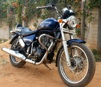 Marine Blue Royal Enfield Thunderbird 500