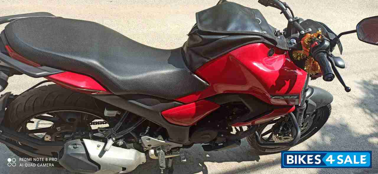 Red Yamaha FZ FI V3 BS6