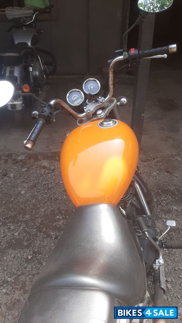Orange Royal Enfield Thunderbird 500