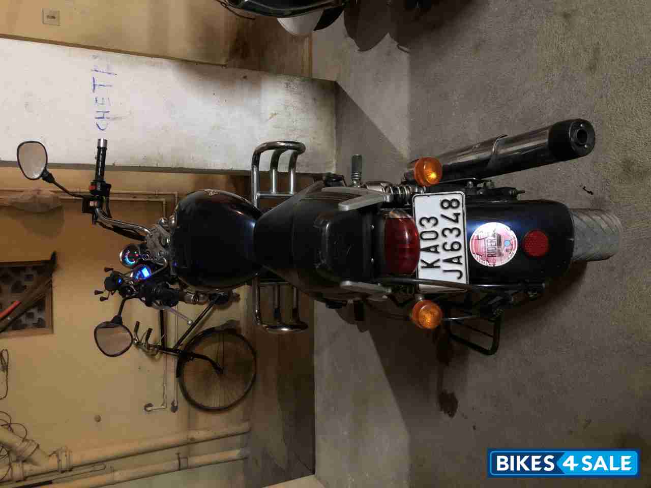 Marine Blue Royal Enfield Thunderbird 350