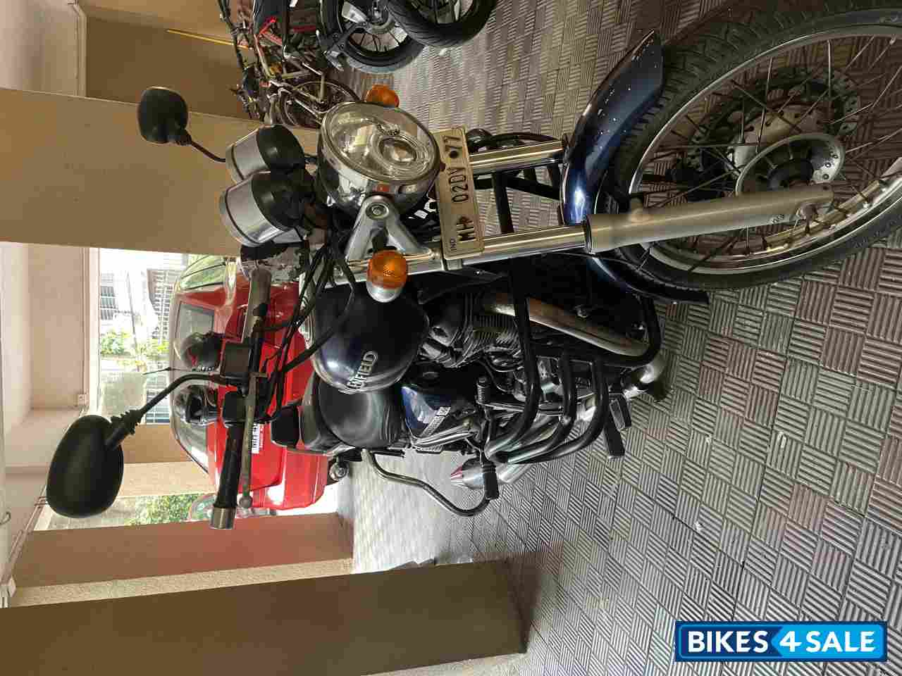 Marine Blue Royal Enfield Thunderbird 500