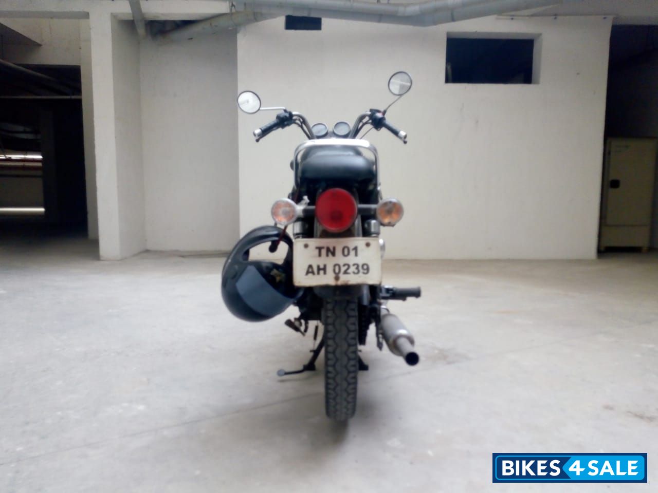 Black Royal Enfield Thunderbird