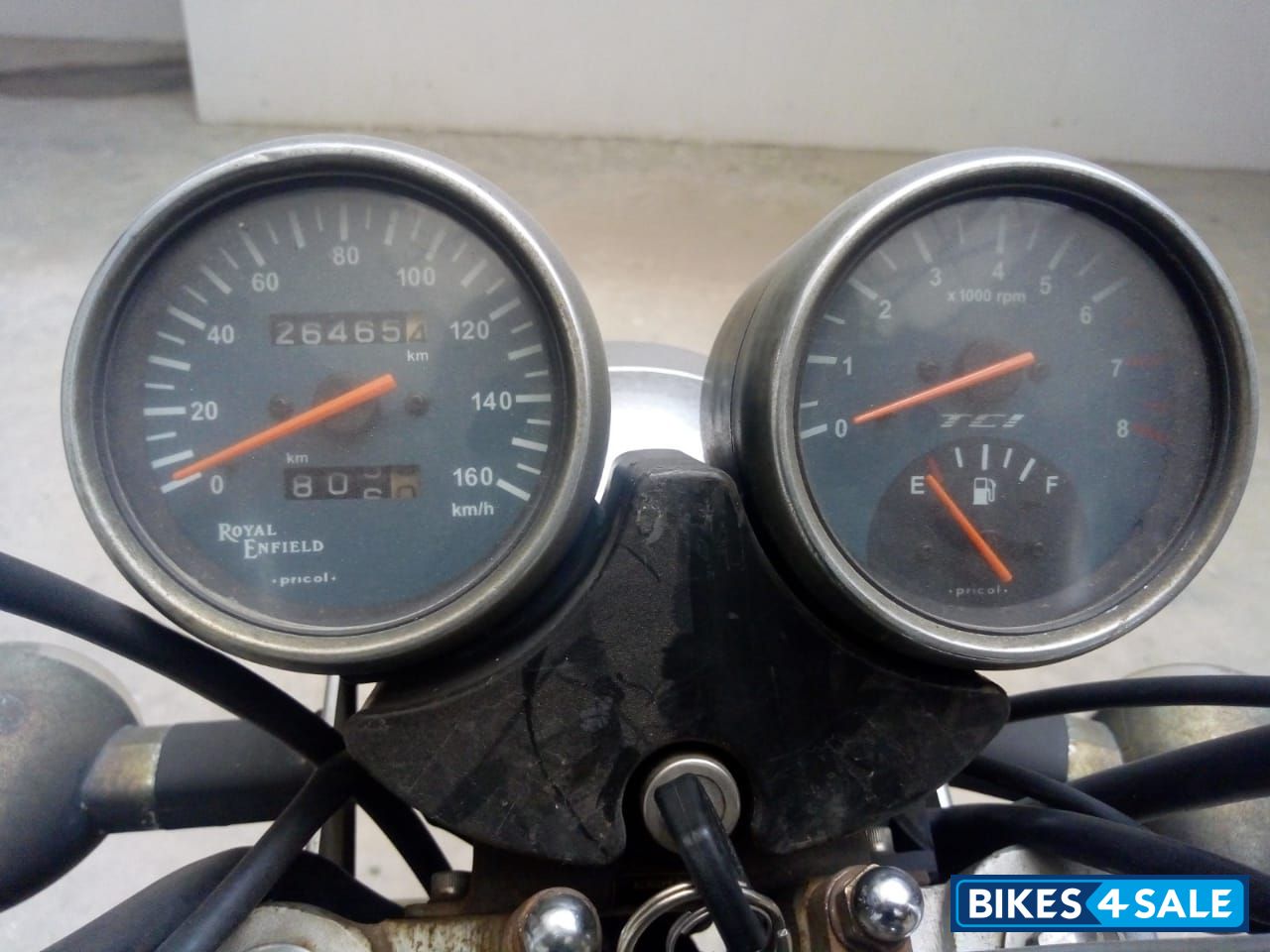 Black Royal Enfield Thunderbird