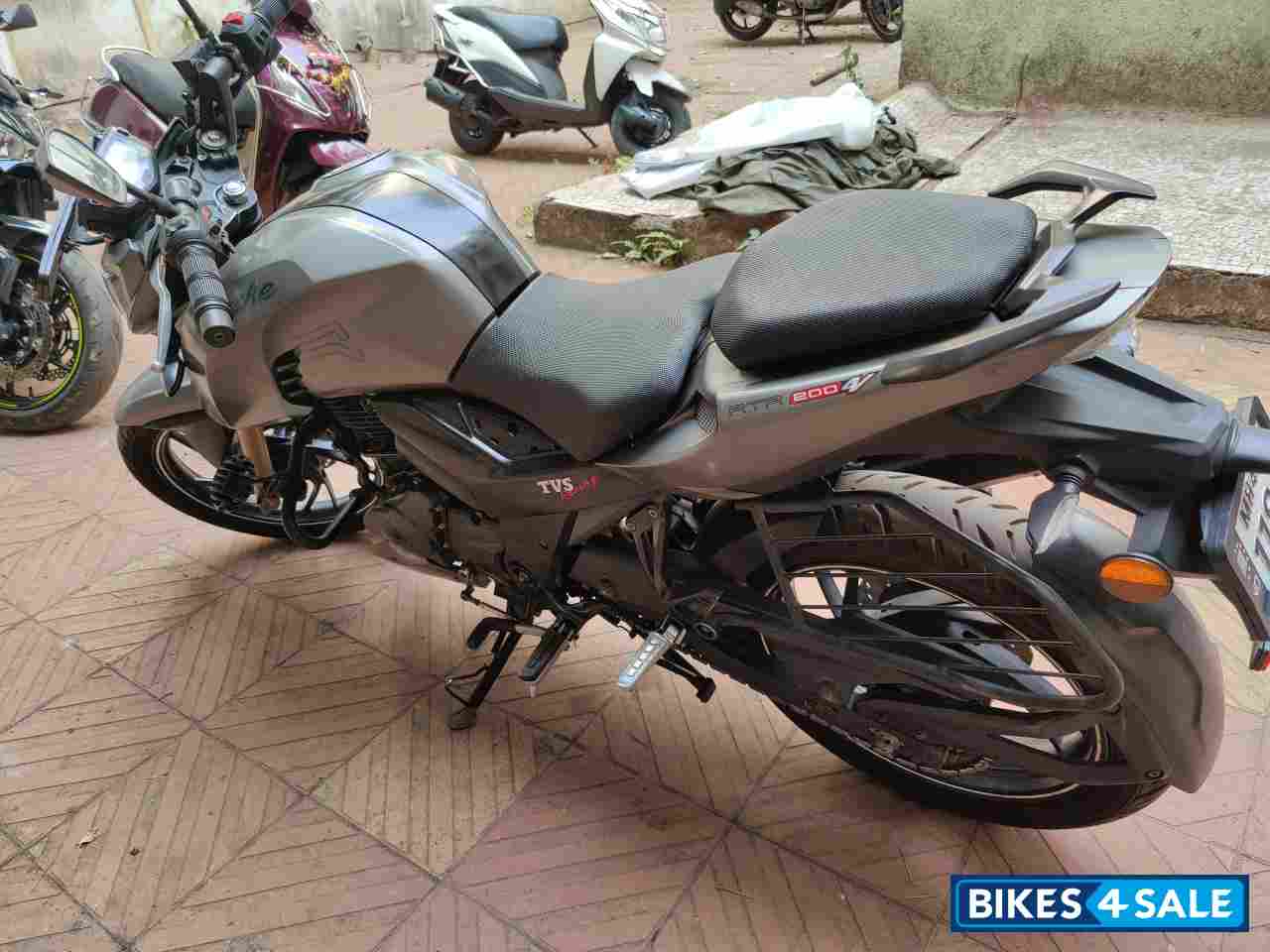 Matte Grey TVS Apache RTR 200 4V