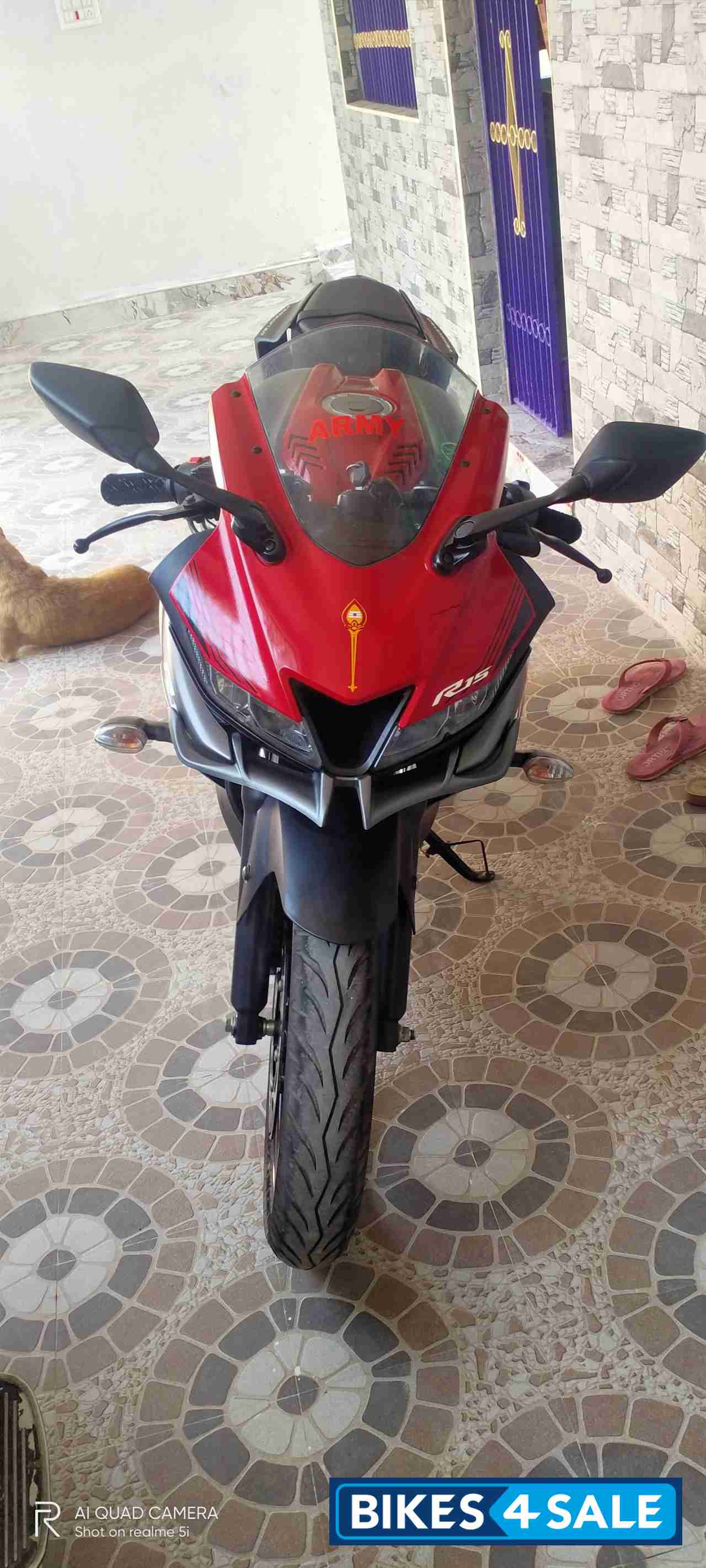 Red Grey Yamaha YZF R15 V3