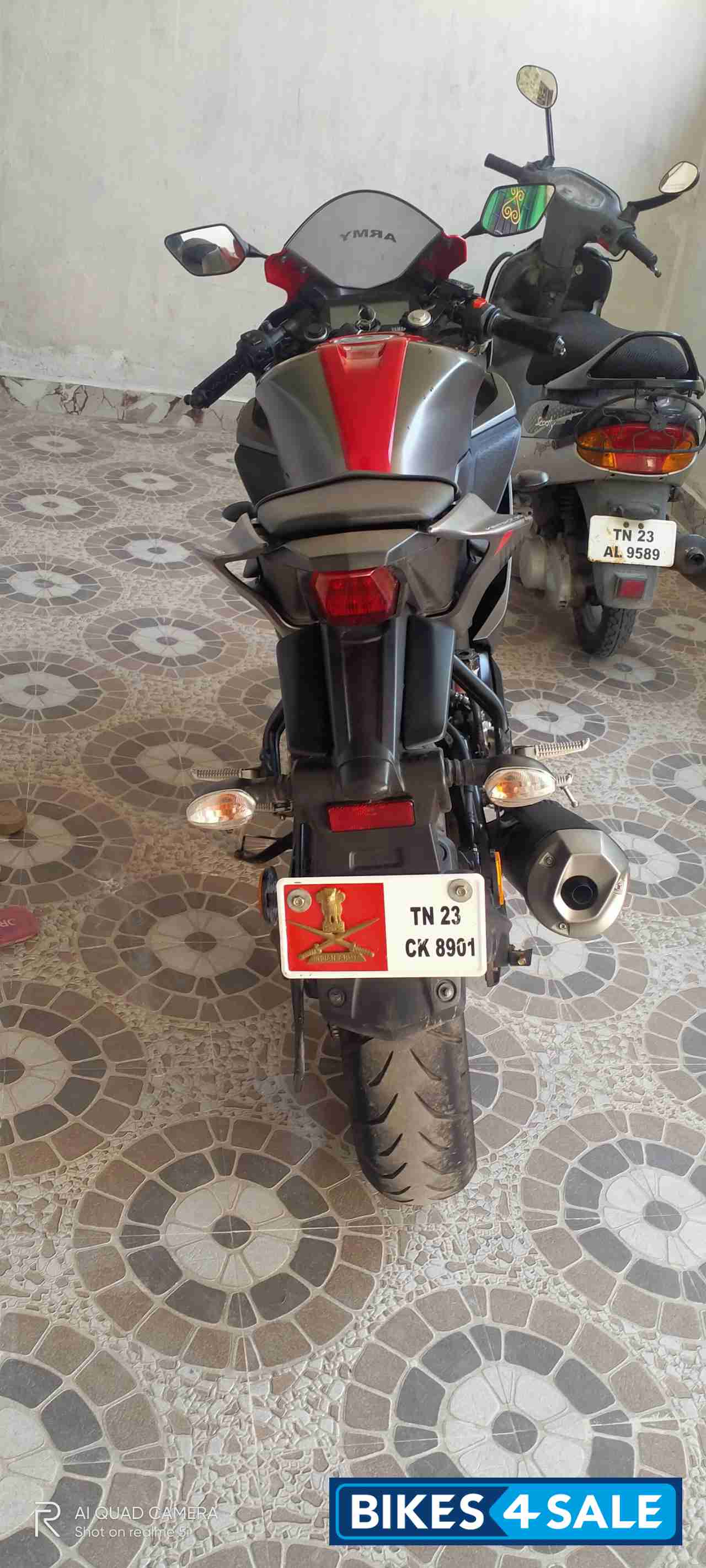 Red Grey Yamaha YZF R15 V3