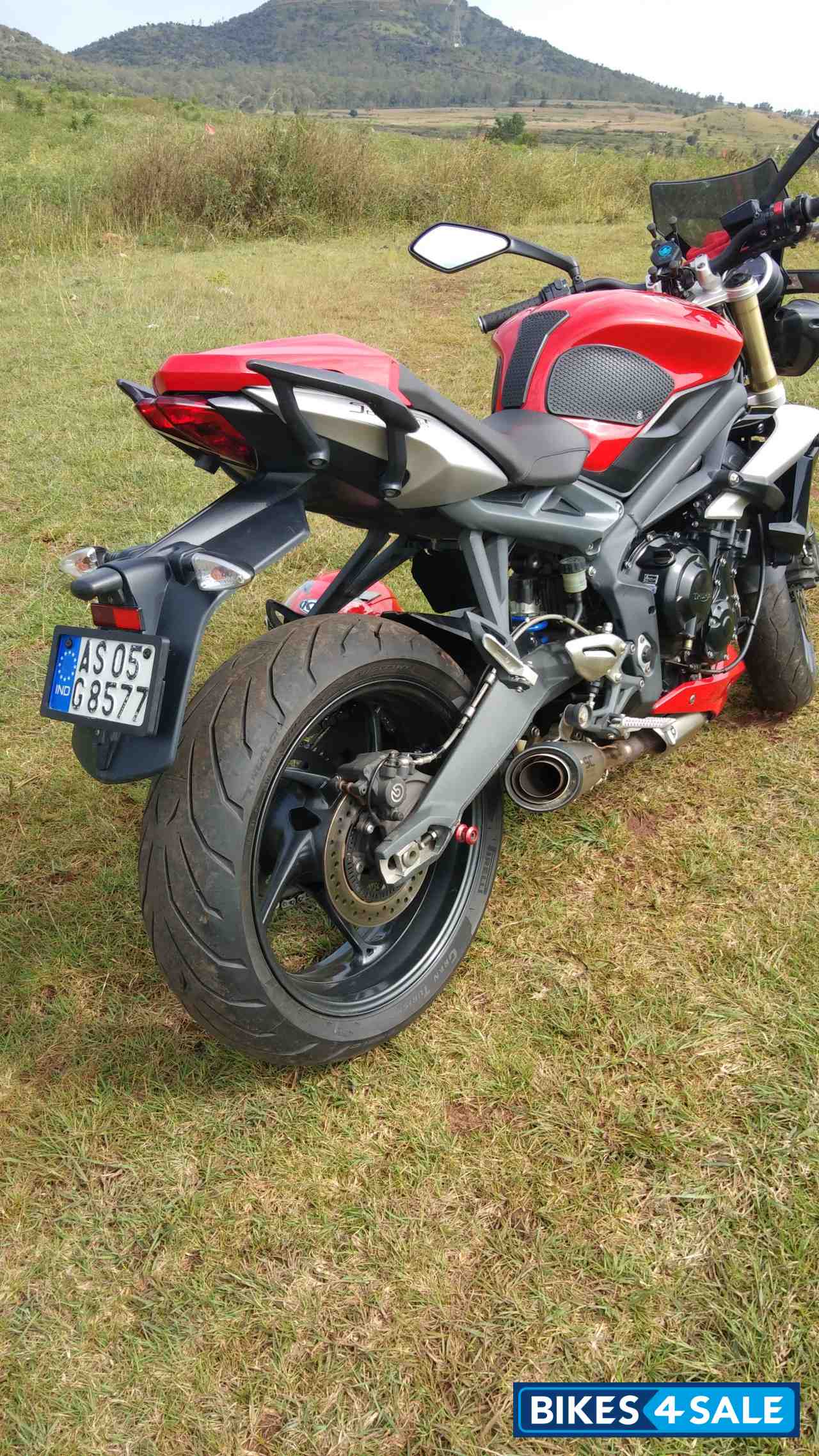 Diablo Red Triumph Speed Triple 675 ABS