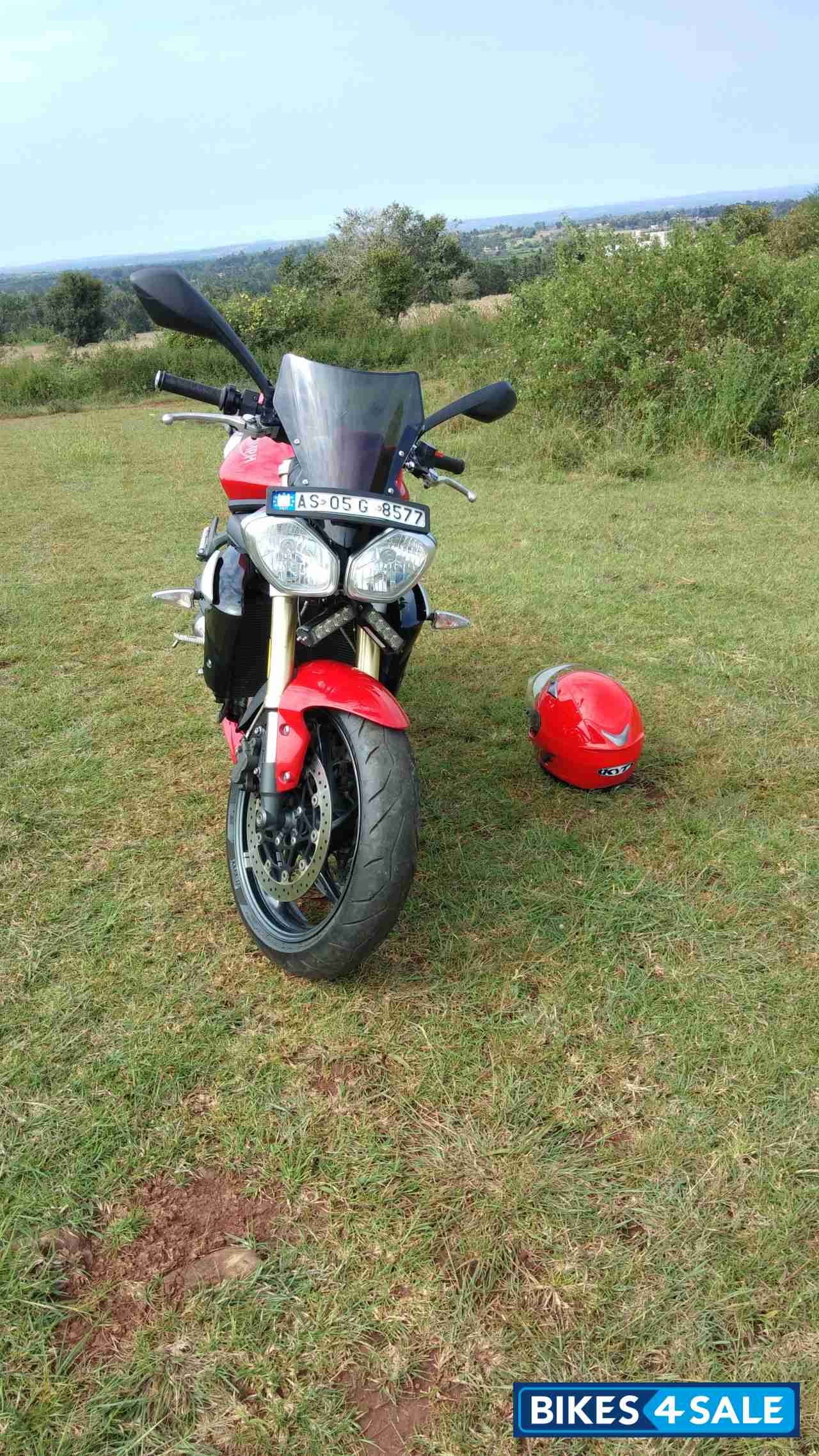 Diablo Red Triumph Speed Triple 675 ABS