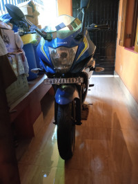 Blue Suzuki Gixxer SF Fi