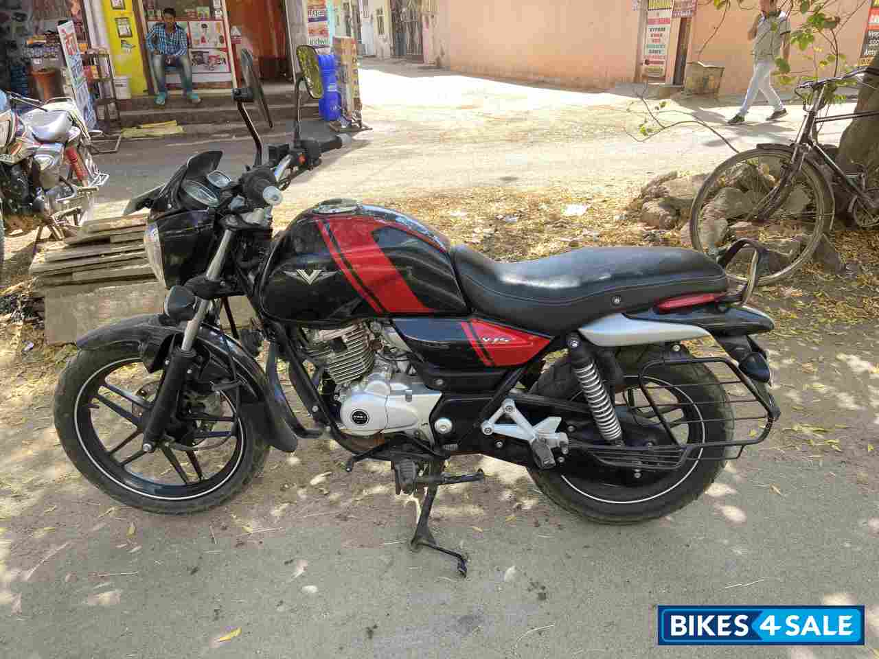 Black Red Bajaj V15