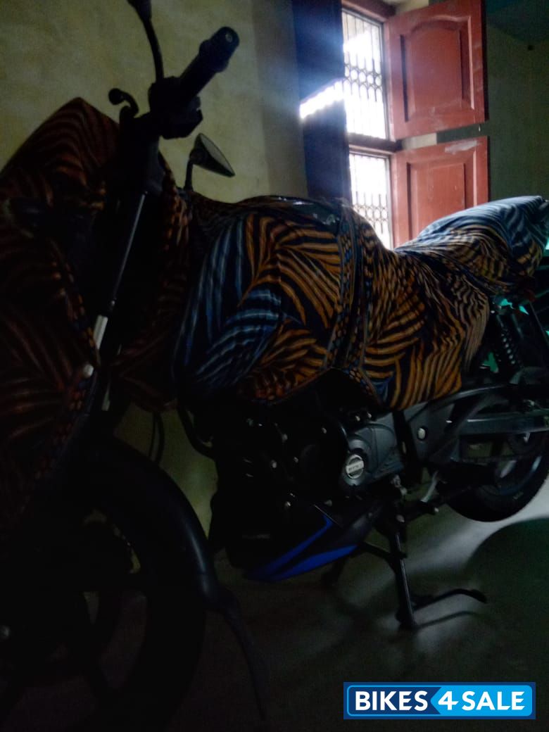 Black Decal Blue Bajaj Pulsar 150 Twin Disc