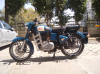 Blue Royal Enfield Classic 350