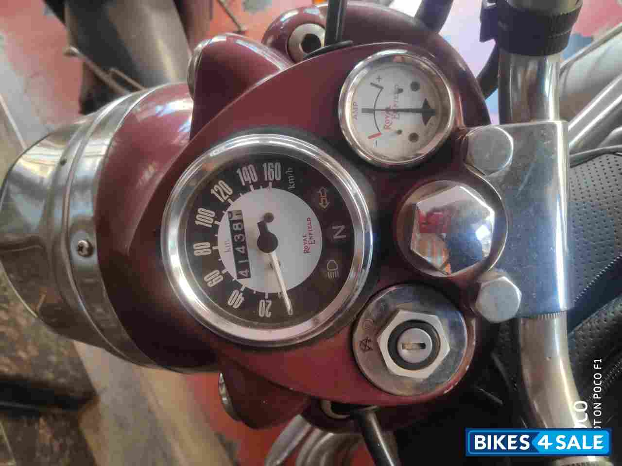 Maroon Royal Enfield Classic 350