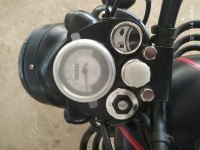 Stealth Black Royal Enfield Classic 350 Dual Channel BS6