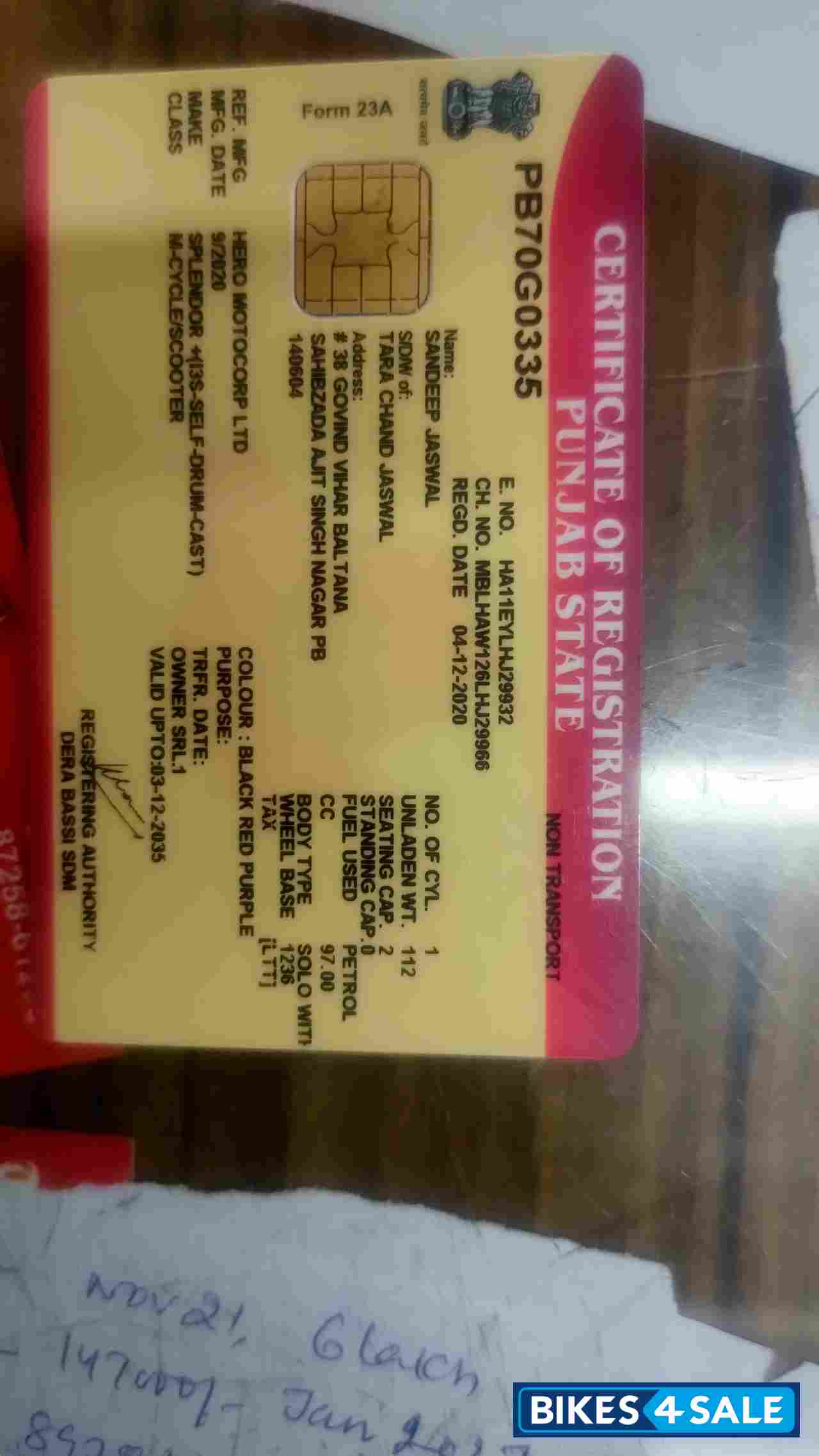 Hero Splendor Plus IBS i3s