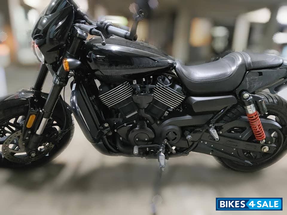 Black Harley Davidson Street Rod