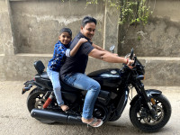 Black Harley Davidson Street Rod