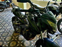 Ebony Black Bajaj Pulsar 200 NS