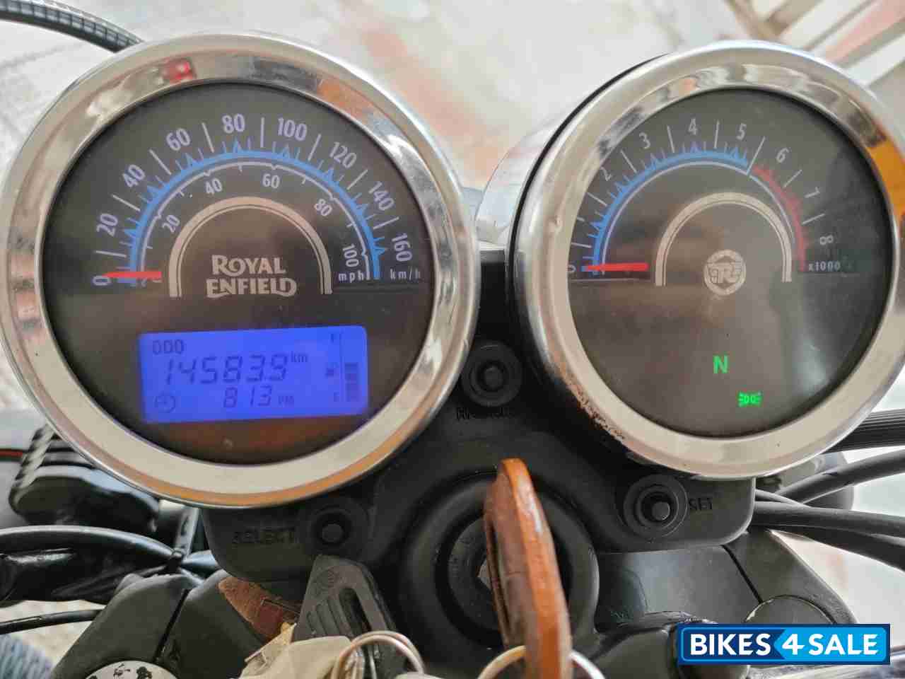 Matte Black Royal Enfield Thunderbird 500