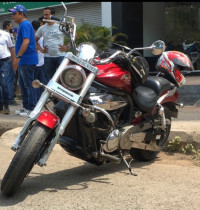 Lava Red Metalic Hyosung GV650 Aquila Pro