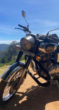 Chrome Black Royal Enfield Classic 350 Dual Channel BS6