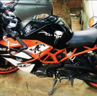 Black/orange KTM RC 390