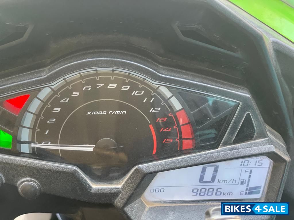 Black And Green Kawasaki Ninja 300R