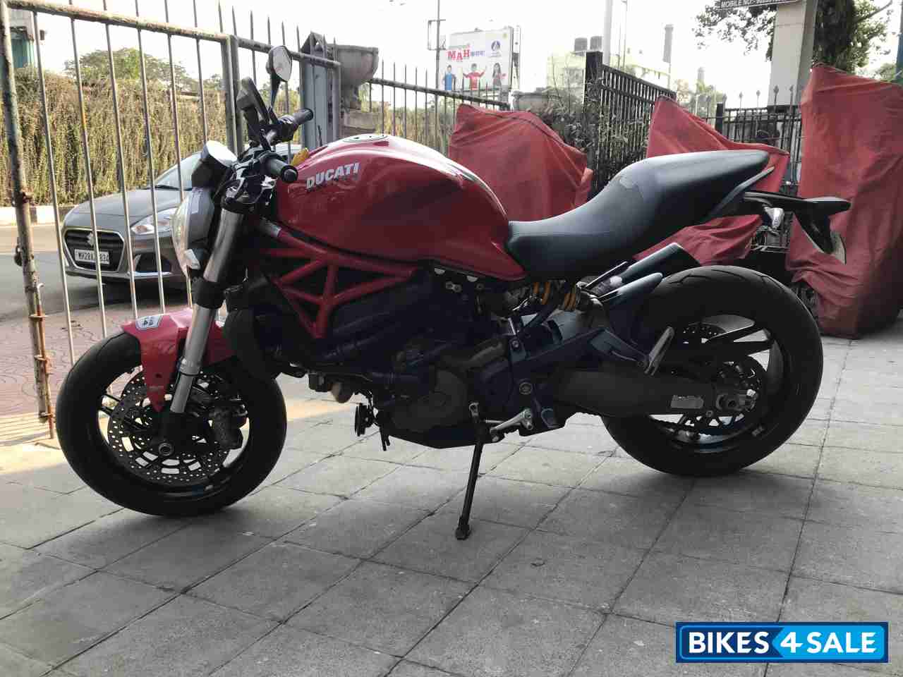 Red Ducati Monster 821
