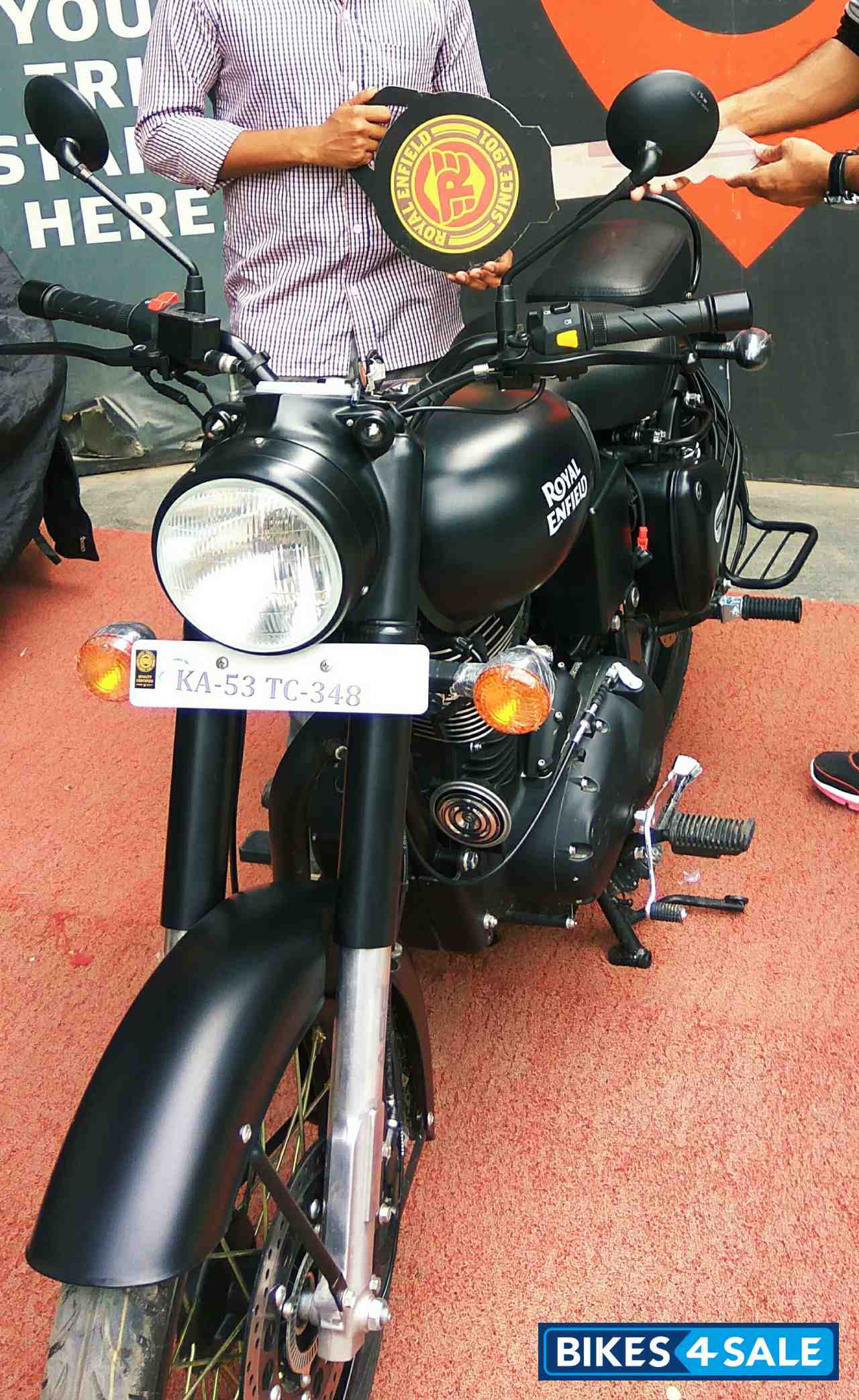 Stealth Black Matt Finish Royal Enfield Classic Stealth Black