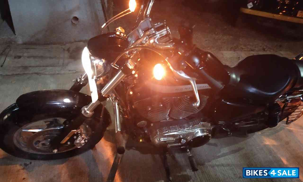 Midnight Blue Harley Davidson 1200 Custom 2020